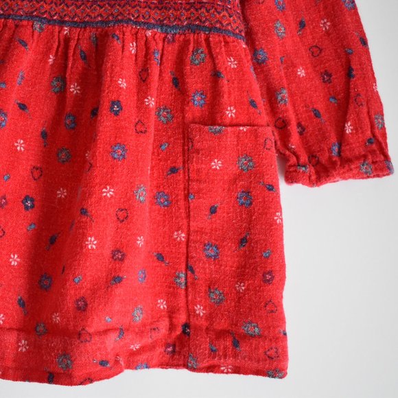 Zara Baby Girl Collection Floral Print Dress 12-18 Months (86 cm) - Picture 5 of 9